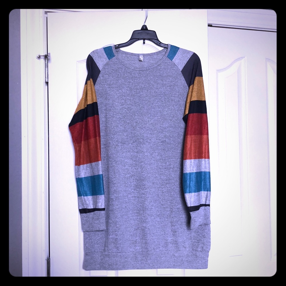 Color block tunic